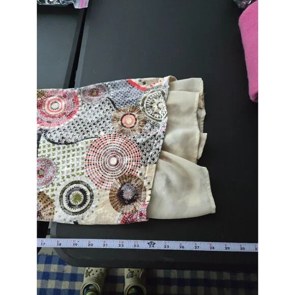 American Rag Women Multicolor Asymmetric Layered Top Plus Size 1X Y2K Fairy Boho - Picture 8 of 9